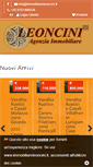 Mobile Screenshot of immobiliareleoncini.it